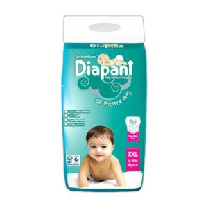 Bashundhara Diapant Baby Diaper XXL (14-25 kg) 4 pcs