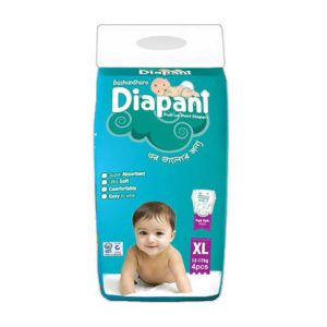 Bashundhara Diapant Baby Diaper XL (12-17 kg) 4 pcs