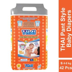 Thai Baby Diaper Pant Small (4-8 kg) 42 pcs