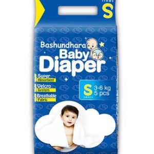 Bashundhara Baby Diaper Belt ST Series S (3-6 kg) 5 pcs