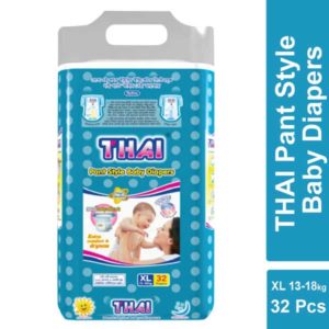 Thai Baby Diaper Pant Extra Large (13-18 Kg) 32 Pcs