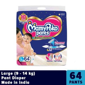 MamyPoko Pant Diaper L (9 - 14 kg) 64 PCS