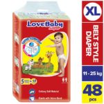 Love Baby Junior Belt Diaper XL (11-25 kg) 48 PCS