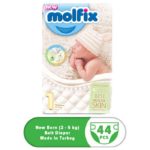 Molfix Belt Diaper New Born (2-5 kg) 44 PCS
