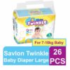 Twinkle Baby Diaper L (7 - 18 kg) 26 PCS
