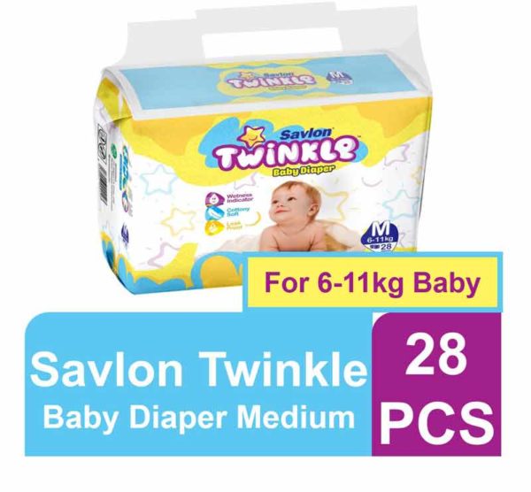 Twinkle Baby Diaper M (6 - 11 kg) 28 PCS