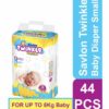 Twinkle Baby Diaper S (Up to 8 kg) 44 PCS