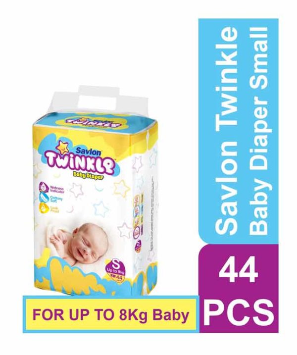 Twinkle Baby Diaper S (Up to 8 kg) 44 PCS