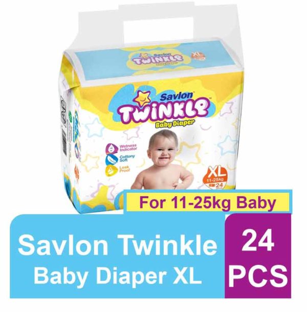 Twinkle Baby Diaper XL (11 - 25 kg) 24 PCS