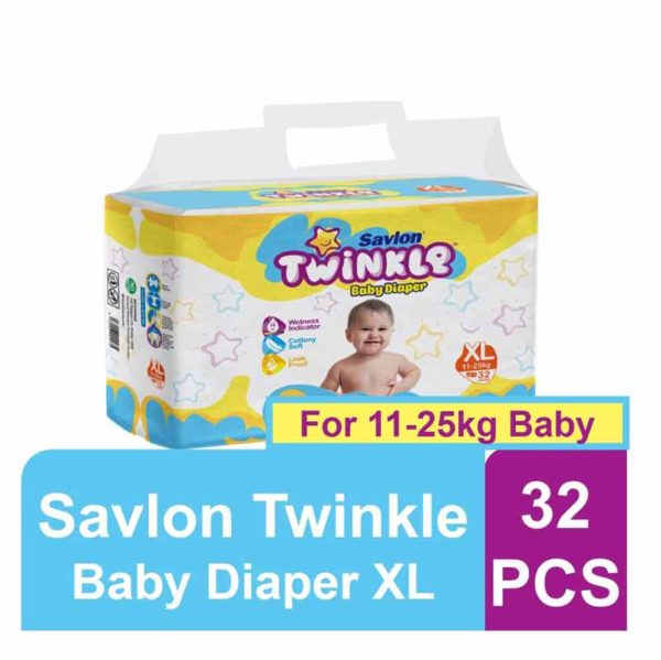 Twinkle Baby Diaper XL (11 - 25 kg) 32 PCS