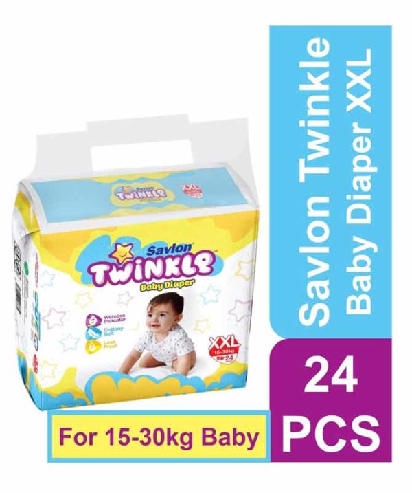 Twinkle Baby Diaper XXL (15-30 kg) 24 PCS