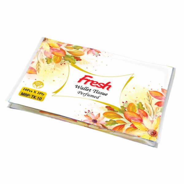 Fresh Perfumed Wallet Tissue (10X2 Ply) - 10 PCS