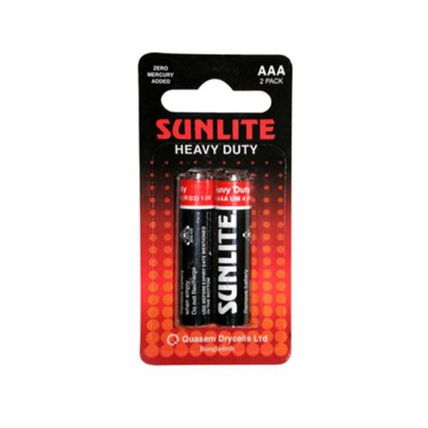 Sunlite Heavy Duty AAA Battery 2 pcs